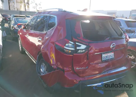 2017 Nissan Rogue Sv из США, поврежденный, VIN JN8AT2MT8HW406617